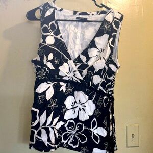 Black tropical shirt